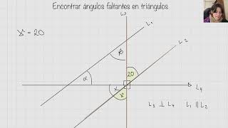 Encontrar Ángulos Interiores Faltantes en un Triángulo  Ejercicios 2 [upl. by Perry]