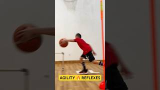 AGILITY DRILL 🏀 SPEED ⚡️ REFLEXES 🔥 DRIBBLING SKILL ⭐️ BASKETBALL speedandagility reflexes [upl. by Anirod908]