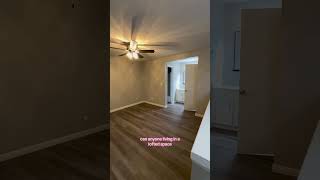 Tour a one bedroom lofted apartment with me apartment loft apartmenthunting tour [upl. by Maida]