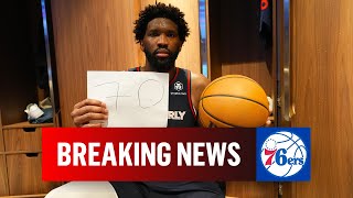 Joel Embiid SCORES FRANCHISE RECORD 70 Points in win over Spurs I CBS Sports [upl. by Eiboj]