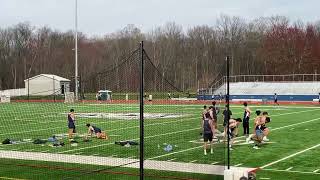 WMC vs Randolph Dual Meet 41024  Boys 400m Hurdles [upl. by Adolf]