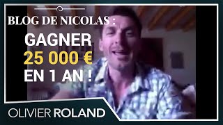 Comment Nicolas a gagné 25 000 euros en un an avec son blog Blogueur Pro [upl. by Teagan]