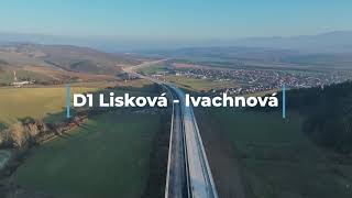 Výstavba D1 Lisková  Ivachnová [upl. by Nadean961]