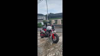 Bengkel motor custom di bogor electbolt garage honda tiger modifikasi custom honda monkey [upl. by Mailand]