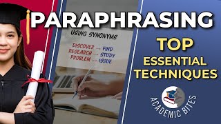 Use These Techniques to Paraphrase Like a Pro [upl. by Crofton]