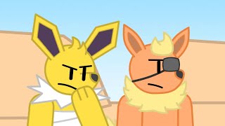 CC vs Speed Sneak Peak  Eeveelution Squad Animation Cartoon [upl. by Anirok]