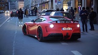 Novitec NLargo Ferrari F12  Start Up Revs amp Accelerations [upl. by Rubel]