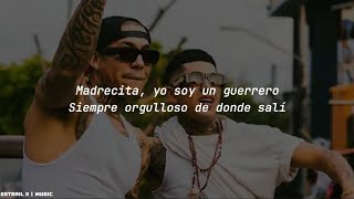 LEYENDA  EME MALAFE LEFTY SM LETRALYRICS Madrecita yo soy un guerrero [upl. by Ij]