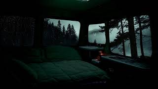 Enjoying Rain in a Forest Campsite Rain in a Forest Campsite with Thunder Sounds [upl. by Hamfurd]