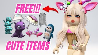 HURRY 12 Free Cute Hairs amp Items to Get on Roblox 2024 [upl. by Mackey]