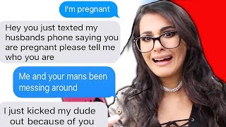 quotIM PREGNANTquot WRONG PERSON TEXT PRANK [upl. by Robma]