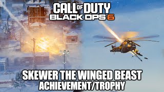 COD Black Ops 6  Skewer the Winged Beast AchievementTrophy  Have SAM target itself and helicopter [upl. by Enirroc]