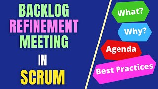 Backlog Refinement meeting Backlog Grooming WHAT IS BACKLOG REFINEMENT IN SCRUM [upl. by Trakas]