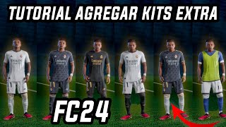 TUTORIAL COMO PONER KITS EXTRA EN FC24FIFA [upl. by Margalit343]