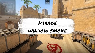 mirage window spawn smoke cs2 2024 中路窗戶VIP煙 [upl. by Feune]