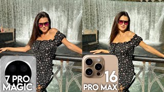 Honor Magic 7 Pro VS iPhone 16 Pro Max Camera Test [upl. by Moyna]