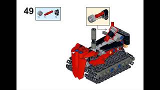 Lego 42148 Alternate Build Tractor [upl. by Winfred592]