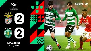 Resumo Benfica 22 Sporting  Taça de Portugal  sport tv [upl. by Ganny957]