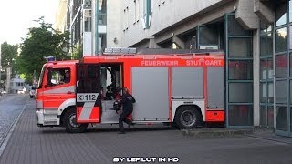 Nicht ganz alltägliche Wachausfahrt HLFB FW 2 BF Stuttgart [upl. by Laurent694]