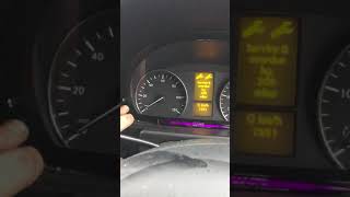 QUICK way to reset service light Mercedes Sprinter 2013 onwards [upl. by Michaeu]