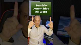 Como Criar e Atualizar um Sumário Automático no Word word sumário [upl. by Malsi]