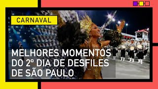 Carnaval São Paulo 2022 Veja os melhores momentos do 2º dia de desfiles com Gaviões e Vaivai [upl. by Clotilde]