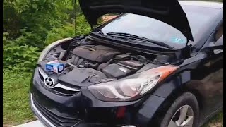 2012 Hyundai Elantra Crankshaft Position Sensor replacement [upl. by Tamsky]