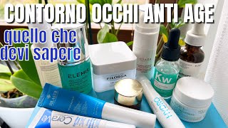 CONTORNO OCCHI ANTI RUGHE PELLE MATURA QUALE SCEGLIERE [upl. by Comethuauc]