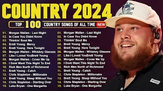 Country Music 2024  Luke Combs Morgan Wallen Kane Brown Luke Bryan Chris Stapleton Brett Young [upl. by Eninahs102]