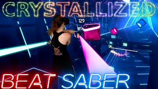 Beat Saber  Crystallized by Camellia Expert Official Beat Saber DLC  Mixed Reality [upl. by Adnim]