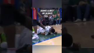 Giannis almost got injured by Isaiah Stewart [upl. by Gunning271]