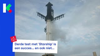 Ruimtebedrijf test Starship de grootste en krachtigste raket ooit [upl. by Nimra]