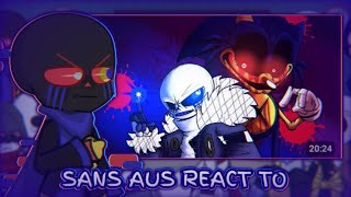 Sans aus react to 404 vs X  Part 2 [upl. by Gitt525]