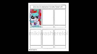 Six characters to make fanart  daki LaBravafangurl art drawing animation kidsinmybasement [upl. by Eleumas]