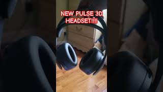 WE GOT NEW EQUIPMENT Playstation PULSE 3D Headset playstation ps5 sony shorts [upl. by Lemaj]