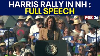 Kamala Harris NH rally FULL SPEECH [upl. by Ortiz]