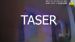 Guy Drives Through Crime Scene Gets Tased [upl. by Kaiser]