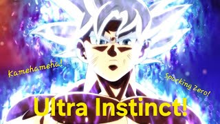 Ultra Instinct Mastered theatrical Dragonball Sparking Zero Ultra 4K [upl. by Aras877]