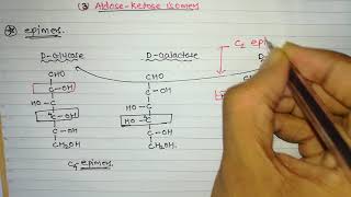 6 Sugar isomers Part5 epimers amp AldoseKetose isomers [upl. by Tamaru]