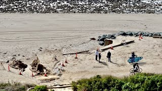 San Onofre Beach  Old Dirt Road WASHED OUT  242024 [upl. by Parent262]