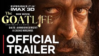 THE GOAT LIFE TRAILER  Prithviraj Sukumaran  Amala Paul  The Goat Life Movie Release Date [upl. by Arman]