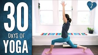 Day 2  Stretch amp Soothe  30 Days of Yoga [upl. by Josephina]