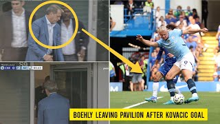 Chelsea owner Todd Boehly angry reaction to Haaland goal Boehly leaving pavilion after Kovacic goal [upl. by Ylekalb]