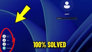 How To Enable Switch user option and Fix disappeared it From Login Screen in Windows 11  10 ✅ [upl. by Assiruam]