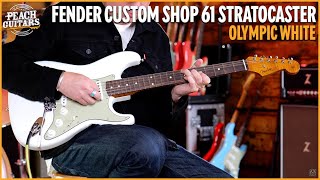 Fender Custom Shop 61 Strat  NOS Olympic White [upl. by Marb]