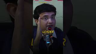 All your focus on becoming a leader souravganguly indiancricketer cricketindia cricket short [upl. by Stuart]