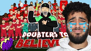 🎶KLOPP FAREWELL SONG🎶 Doubters to Believers  442oons Reaction [upl. by Banerjee]