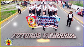 DESFILE BOMBEROS VOLUNTARIOSGraduación brigada juvenil e Infantil [upl. by Roye]