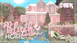 Blush Victorian Fantasy Home  Roblox Bloxburg Speed Build  ❁ [upl. by Winson]