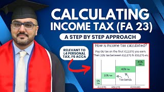 Calculating Income Tax FA 23 A Step by Step approach relevant to L4 Personal Tax F6 ACCA [upl. by Isobel]